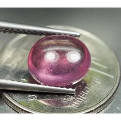 พลอยทับทิมแท้(Ruby) 4.30 กะรัตสวยสีส้มชมพู