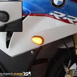 ไฟเลี้ยวหน้า Motodynamic (แฟริ่ง) แบบฝังในตัวรถ สำหรับ S1000RR