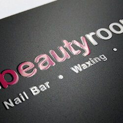 บัตรสปอตยูวี เน้นมันเงาเฉพาะจุด