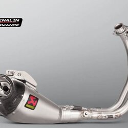 ท่อ Akrapovic full titanium+carbon แบบออกล่าง สำหรับ R7 2022+ (For Exhibition only)