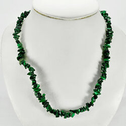 สร้อยคอมาลาไคท์แท้ 426.50 กะรัต