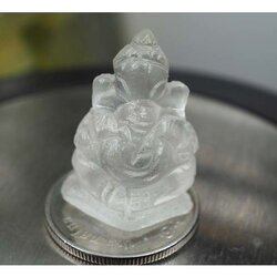 ควอร์ตขาวแกะสลักพระพิฆเนศวร 23.40 กะรัต