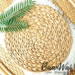 แผ่นตกแต่งผนังผักตบชวา แผ่นรองจานผักตบชวา แผ่นรองจาน แผ่นตกแต่งผนัง ผักตบชวา