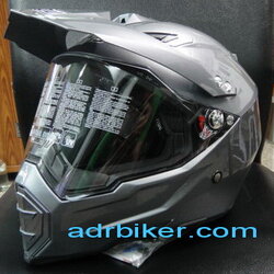 หมวกทรงวิบาก AGV รุ่นล่าสุด AX-8 dual EVO สีเทา size L, XL