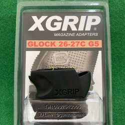 ADAPTER ยางสวม XGRIP แม็กกาซีน GLOCK19 GEN5 ใส่สำหรับ GLOCK26 (USA)