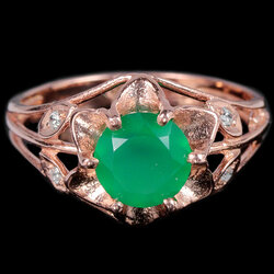 แหวนพลอยอะเวนเจอรีน 7.1 มิลและโทปาส