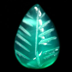 บอตสวานาแกะรูปใบไม้ 3.06 กะรัต