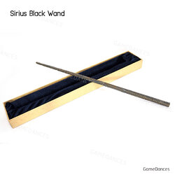 ไม้กายสิทธิ์ซีเรียส แบล็คโลหะ (Sirius Black) เเบบแกนโลหะไม่มีไฟ