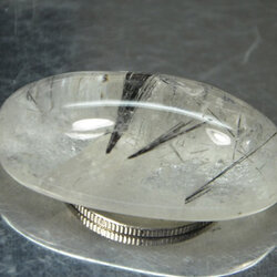 ไหมดำหรือแก้วขนเหล็กโป่งข่ามแม่สอด 48.80 กะรัต