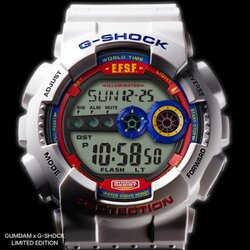 CASIO G-SHOCK นาฬิกาข้อมือ นาฬิกากันน้ำ นาฬิกาของแท้ ประกันศูนย์ CMG 1 ปี รุ่น GD-100 x GUNDAM MOBILE SUIT LIMITED EDITION