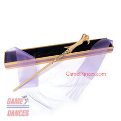 ไม้กายสิทธิ์ ไม้โวลเดอร์มอล์ เเบบแกนโลหะไม่มีไฟ (Lord Voldemort Iron Wand) กล่องโอลิเวนเดอร์ เกรดพรีเมี่ยม AAA