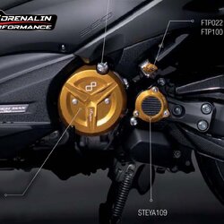 ฝาครอบเครื่อง Lightech สำหรับ Tmax 530 560 2017+ set คู่ ซ้าย+ขวา