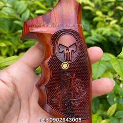 ด้ามไม้พยุง Smith&Wesson J Squarebutt (สแควบัท)