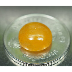 บุษราคัมอัฟริกาสีส้ม 5.10 กะรัตสวย