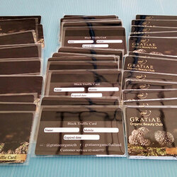 Pvc Card Spot Foil Gold