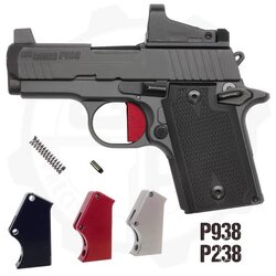 ไกแต่งอลูมิเนียม SIG P238/938+ชุดสปริงไกลดเบา