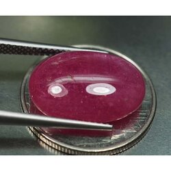 พลอยทับทิม (Ruby) 12.90 กะรัตสีชมพู