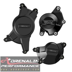 GB RACING - ครอบเครื่องกันเครื่อง(SET) ซ้าย-ขวา สำหรับ GSX-R1000 K9-L6 ENGINE COVER SET ปี 2009-2016