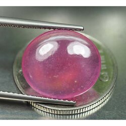 พลอยทับทิมแท้ 8.75 กะรัตสีชมพู