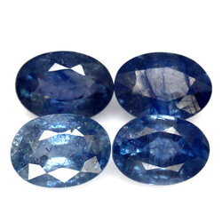 พลอยไพลิน 4.12 กะรัต 4 ชิ้น