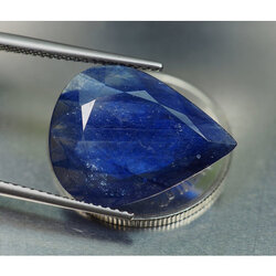 พลอยไพลิน (Sapphire) 7.80 กะรัตเจียร 2 ด้าน