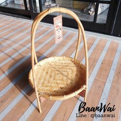 ชั้นวางไม้ไผ่ 1 ชั้น