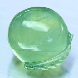 พรีไนท์แกะลายส้ม (Prehnite) 16.30 กะรัต