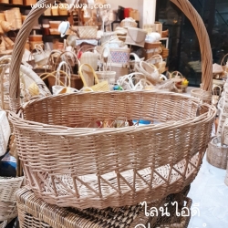 กระเช้าหวาย ขนาดจัมโบ้ รุ่นพิเศษ