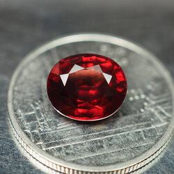 พลอยแท้โรโดไรท์ (Rhodolite Garnet) 2.80 กะรัต