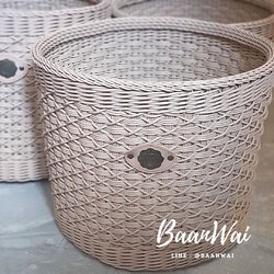 ตะกร้าหวาย ตะกร้าอเนกประสงค์ ตะกร้าใส่ผ้า ตะกร้าใส่ต้นไม้