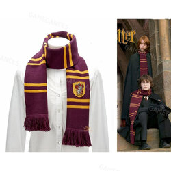 ผ้าพันคอไหมพรม หนัง แฮรี่ พอตเตอร์ แบบหนา