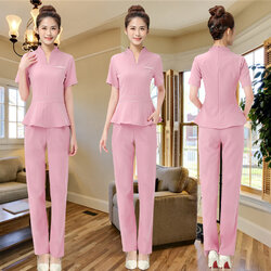 ชุดพนักงาน ชุดยูนิฟอร์ม ชุดพนักงานต้อนรับ ร้านสปา คลินิกเสริมความงาม