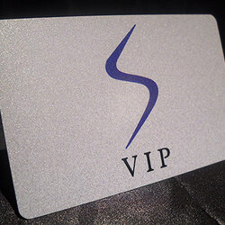Pvc Card Metllic พื้นประกายเงิน