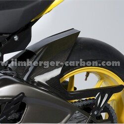 ilmberger บังโคลนหลัง + บังโซ่คาร์บอน (Rear hugger with chain guard) S1000RR 2015