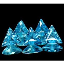 โทแพซพลอยสีฟ้า 2.40 กะรัต 5 ชิ้น