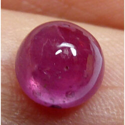 พลอยทับทิม 1.75 กะรัตสีชมพูหวาน