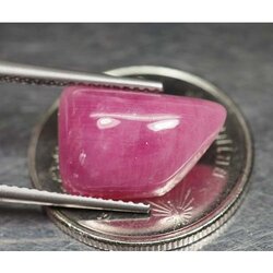 พลอยทับทิมสำหรับสะสม 7.70 กะรัตสวยสีชมพู