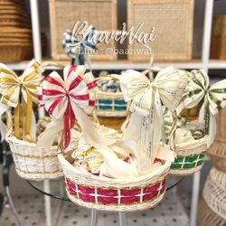 โบว์ติดขวัญ โบว์ประกวด โบว์-ขนาดกลาง โบว์ติดของฝาก