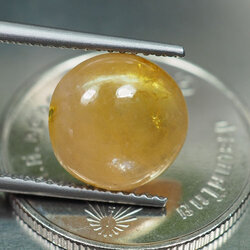 บุษราคัมอัฟริกาสีเหลืองอ่อน 4.80 กะรัตลดราคา