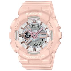 CASIO BABY-G นาฬิกาข้อมือ นาฬิกากันน้ำ นาฬิกาของแท้ ประกันศูนย์ CMG 1 ปี รุ่น BA-110RG-4A