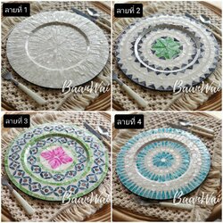 จานเปลือกหอยมุก