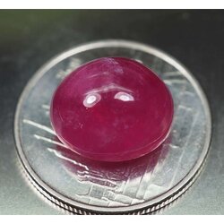 พลอยทับทิม (Ruby) 10.30 กะรัตสีชมพู