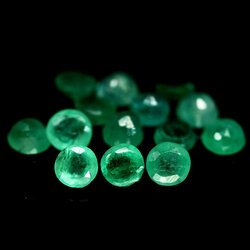 มรกตดิบแซมเบีย 3.17 กะรัต 14 ชิ้น