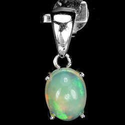 จี้พลอยโอปอลหลากสี