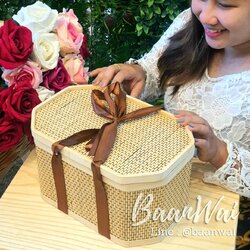 กล่องไม้ไผ่มงคล 8 ทิศ เพิ่มพูนสุข