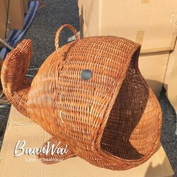 อุโมงค์ ที่นอนสัตว์เลี้ยง อุโมงค์หวาย อุโมงโลมา