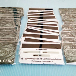 Pvc Card Spot Foil Silver