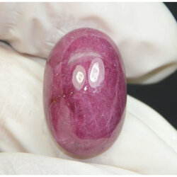 พลอยทับทิมแท้(Ruby) 18.35 กะรัตสีชมพู