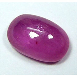 พลอยทับทิม 1.45 กะรัตสีชมพูหวาน