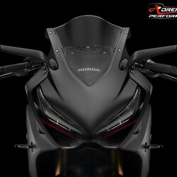 กระจกข้าง Rizoma รุ่น stealth ทำหน้าที่เป็นเหมือนสปอยเลอร์ สร้างแรงกด downforce สำหรับ CBR650R 2019+